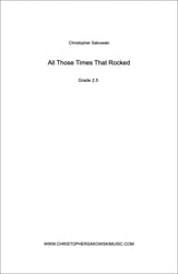 All Those Times That Rocked Concert Band sheet music cover